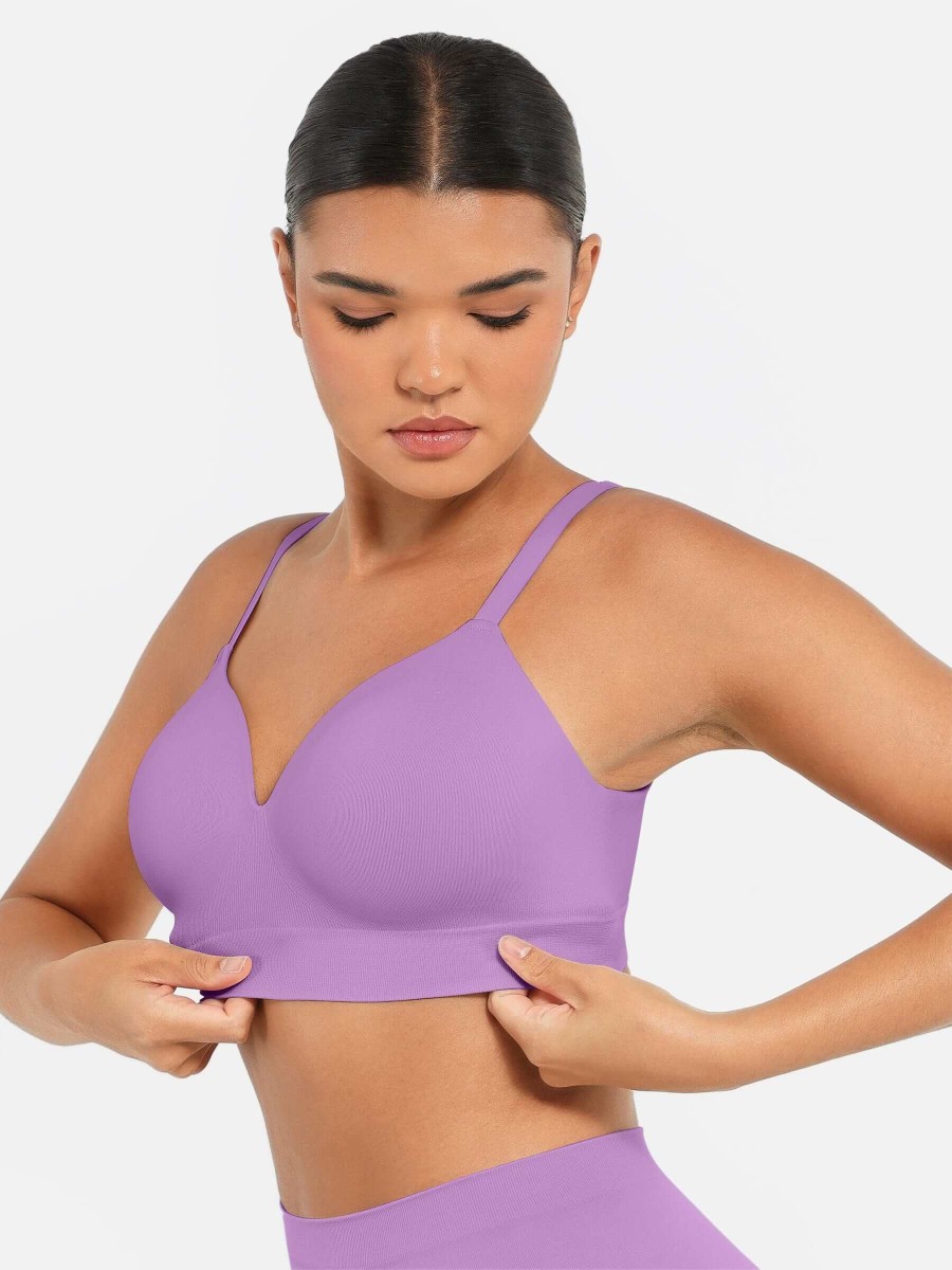 Seamless Comfort Wireless Bust Support Shapewear Bra