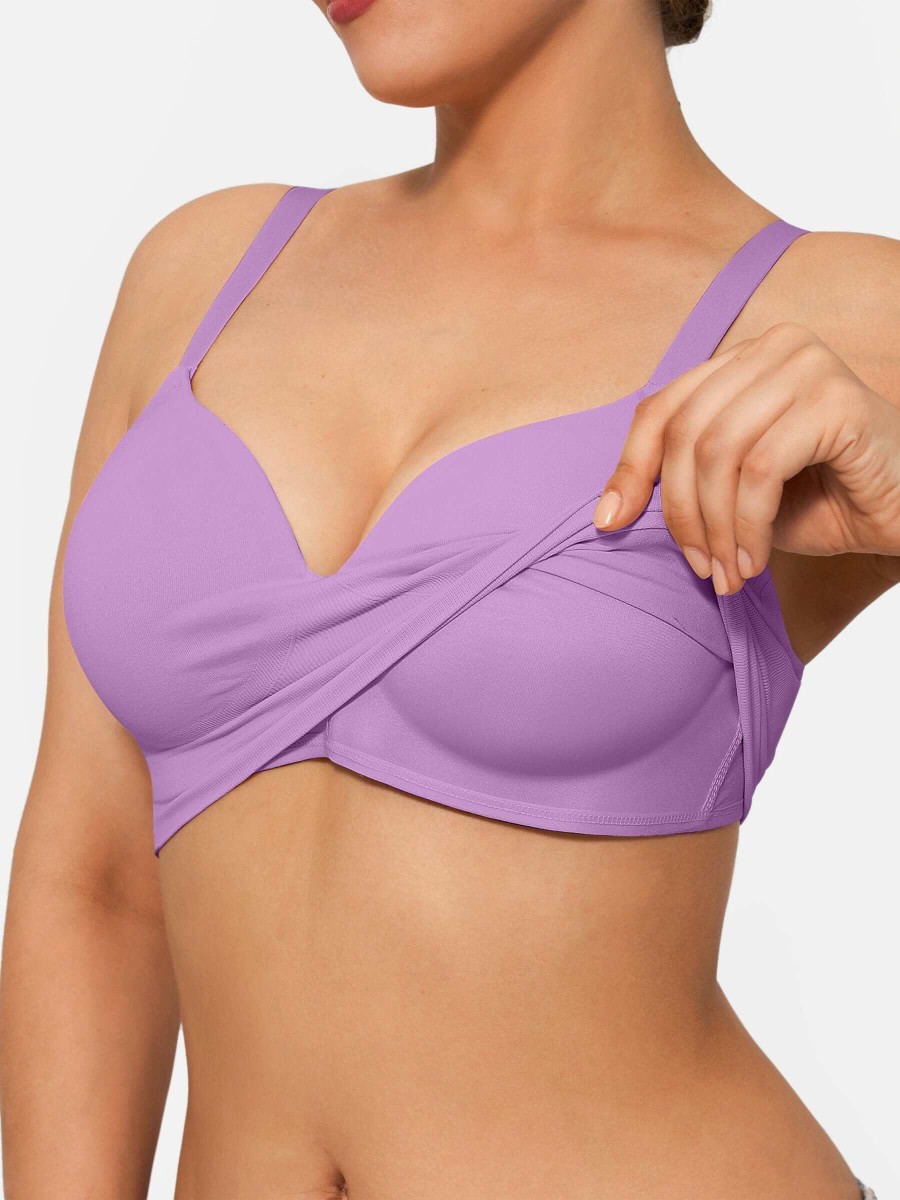 Seamless Comfort Wireless Bust Support Shapewear Bra