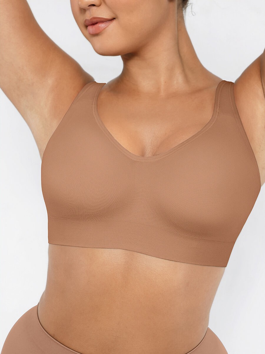 Wireless Seamless Bust Support Shapewear Bra