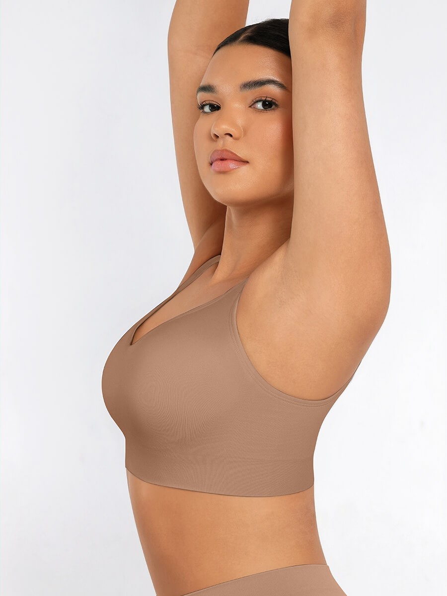 Wireless Seamless Bust Support Shapewear Bra
