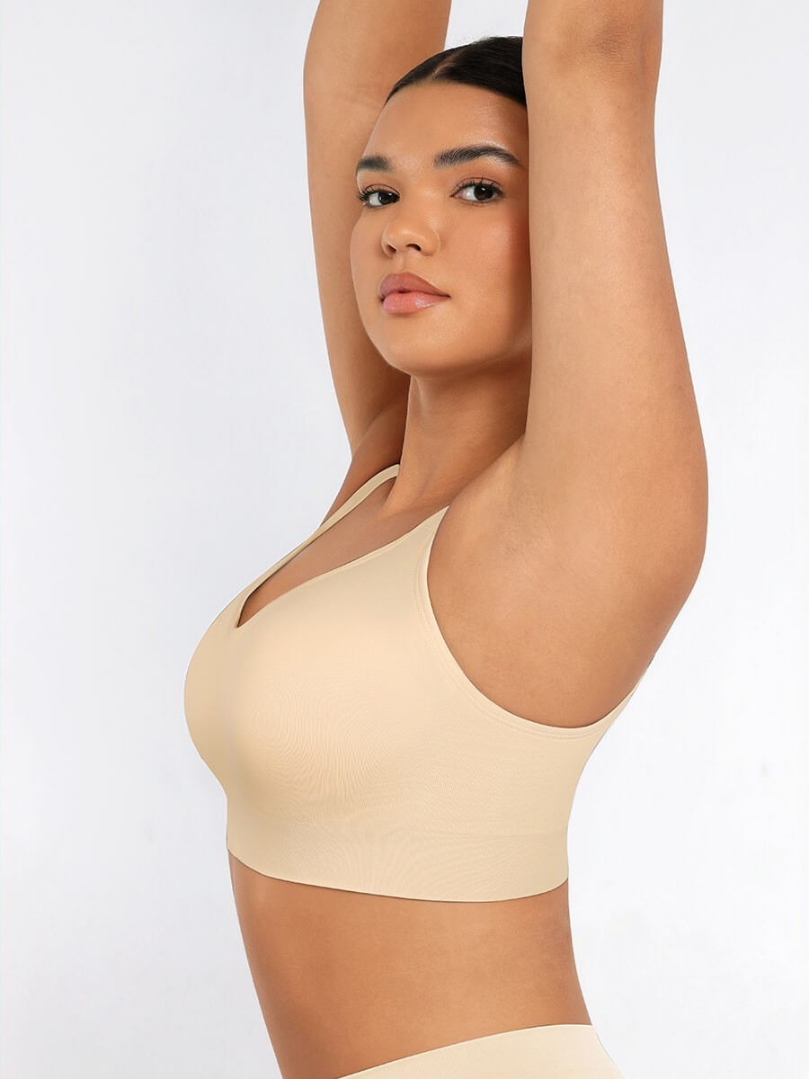 Wholesale Seamless Wireless Bust Support Shapewear Bra