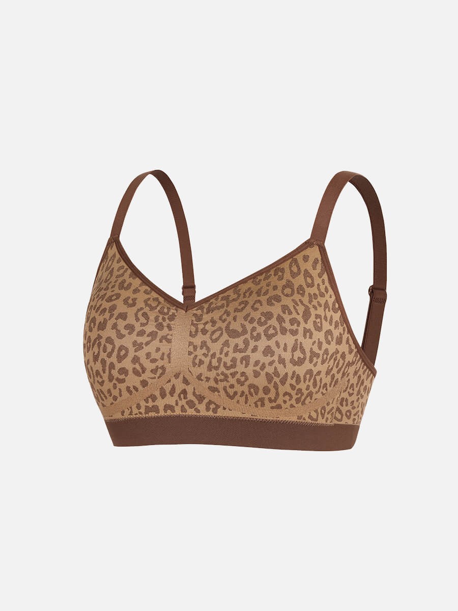 Seamless Bust Support Bra with Adjustable Straps