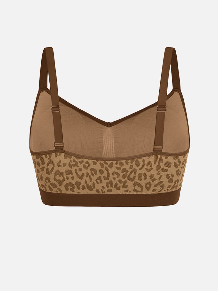 Seamless Bust Support Bra with Adjustable Straps
