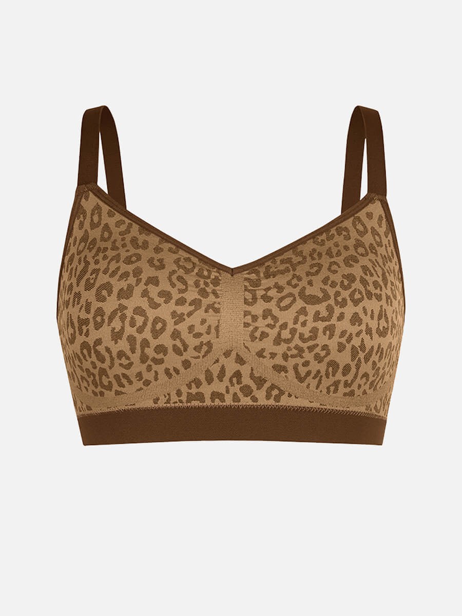 Seamless Bust Support Bra with Adjustable Straps