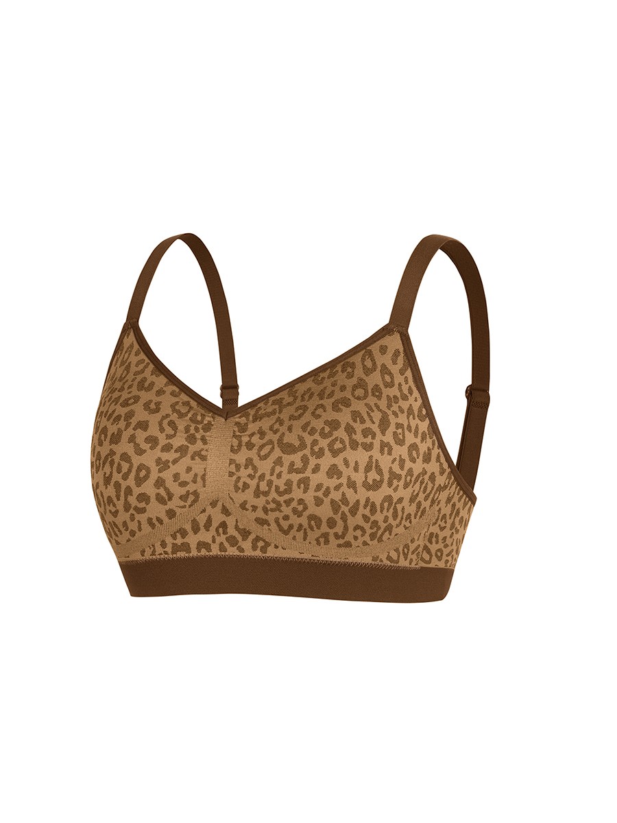Seamless Bust Support Bra with Adjustable Straps