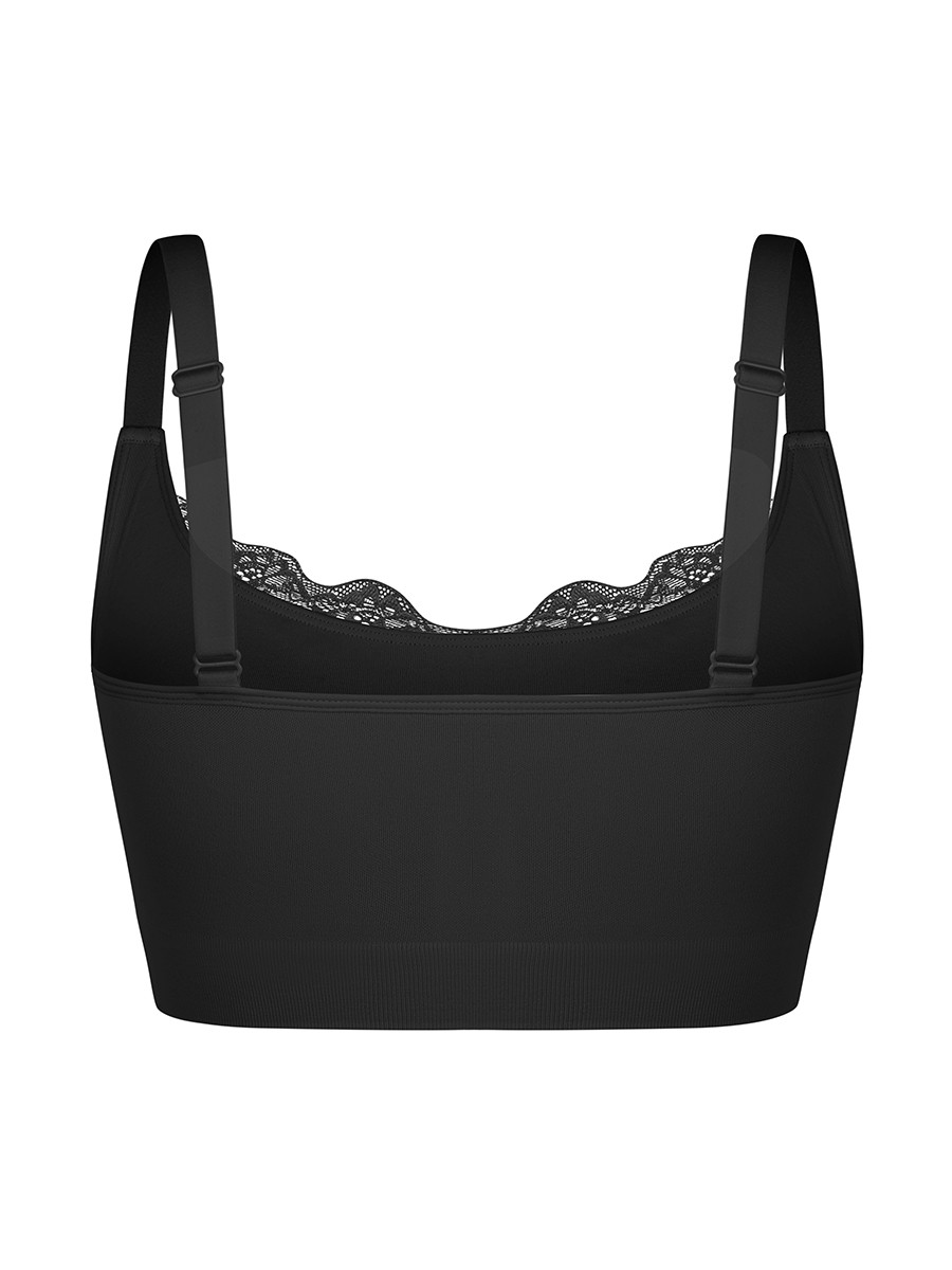 Women Seamless Scoop Smooth Back Fat Bralettes Bras