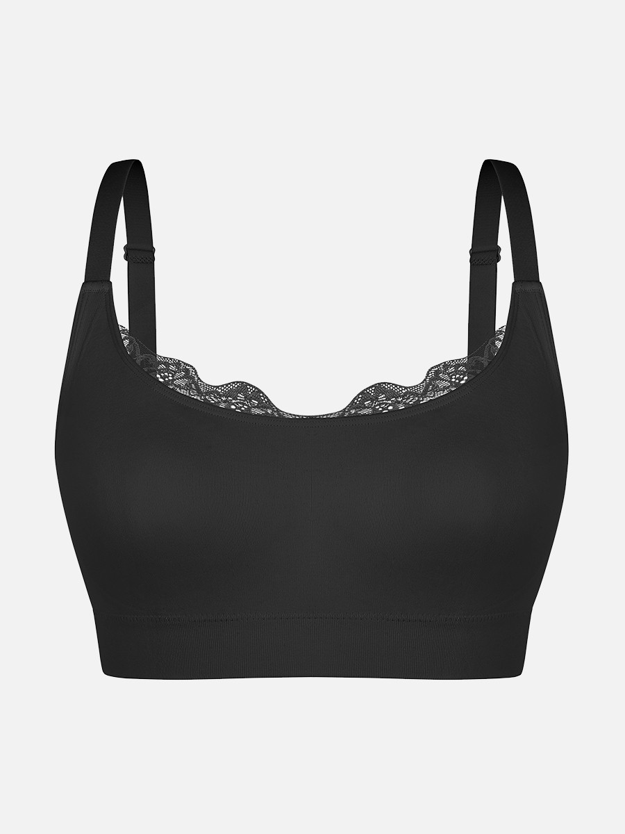 Women Seamless Scoop Smooth Back Fat Bralettes Bras