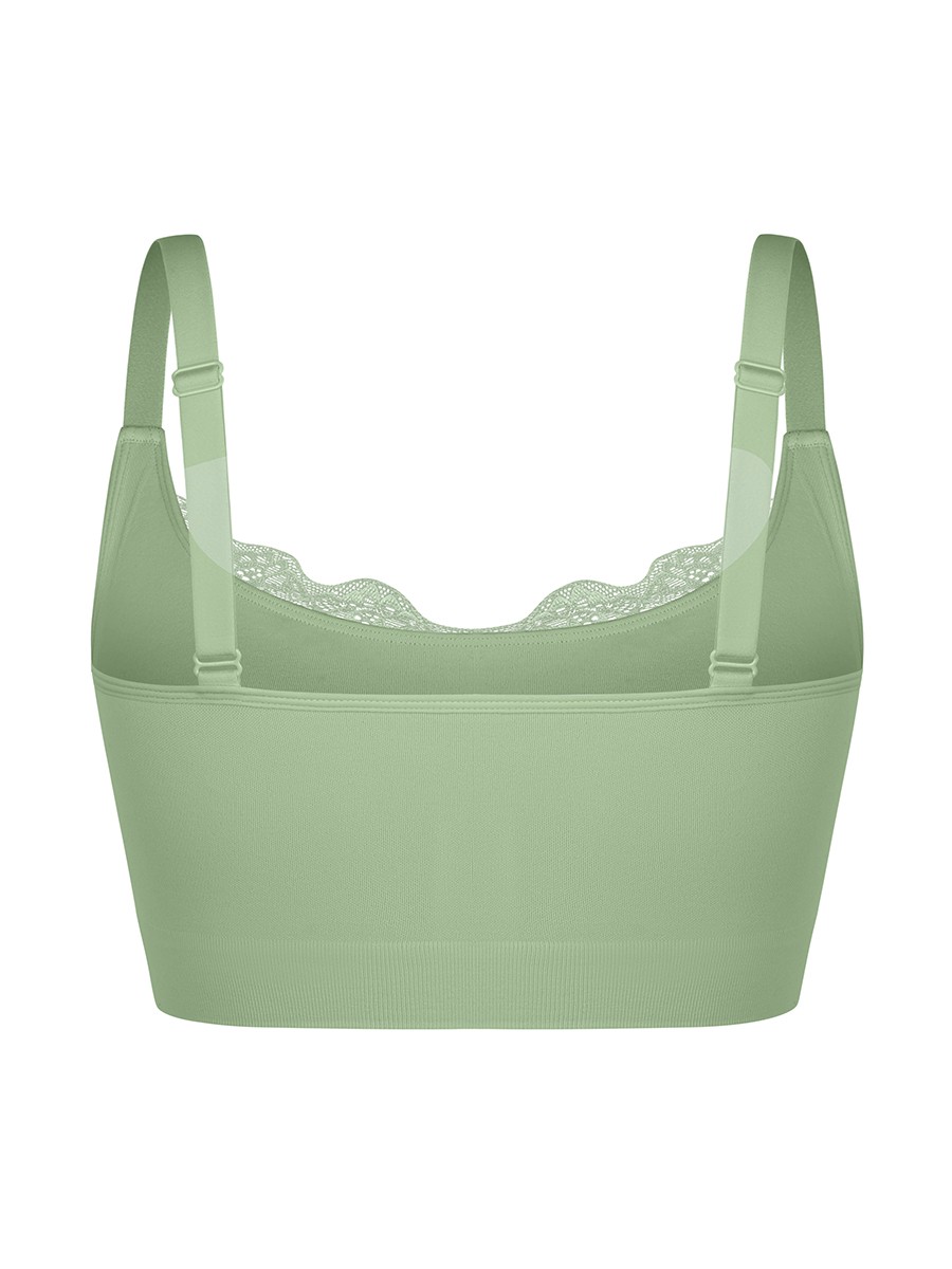 Seamless Scoop Smooth Back Fat Bralettes Bras for Women