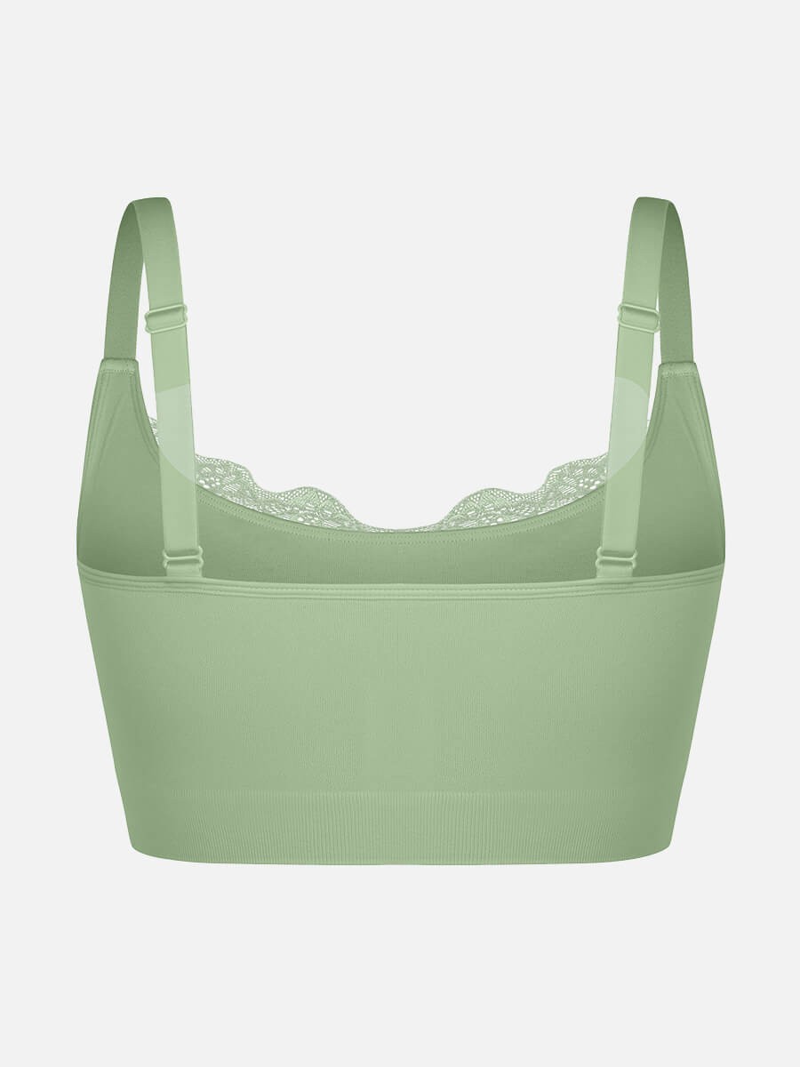 Seamless Scoop Smooth Back Fat Bralettes Bras for Women