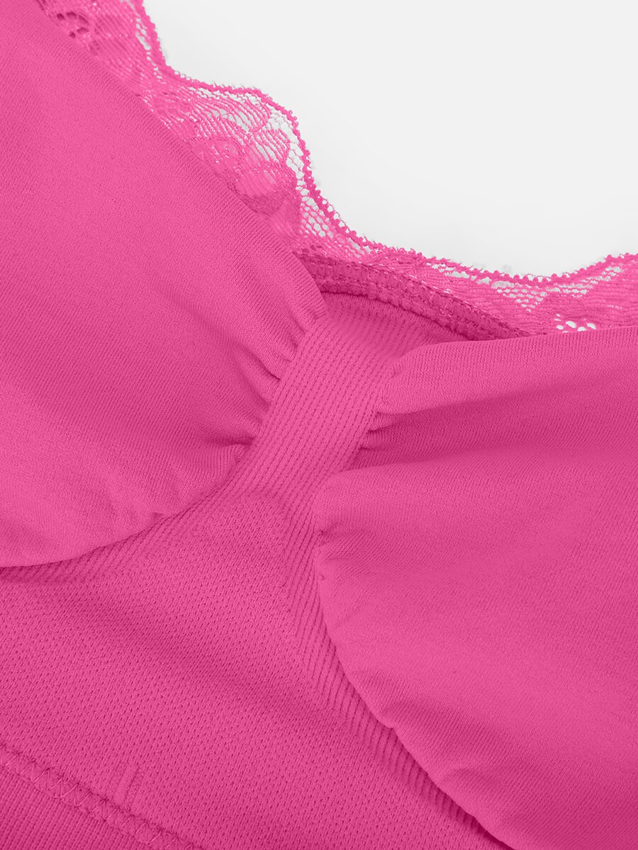 Seamless Scoop Smooth Back Fat Comfortable Everyday Bralettes Bras