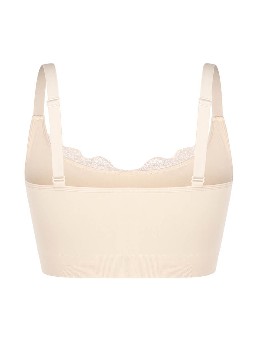 Seamless Scoop Smooth Back Fat Bralettes Bra