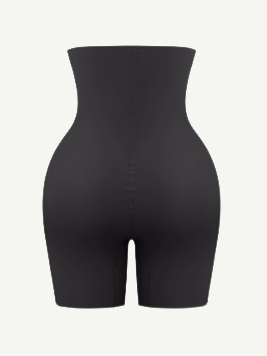 High Waist Butt Lifter Body Shaping Pants With Removable Buttock Pads