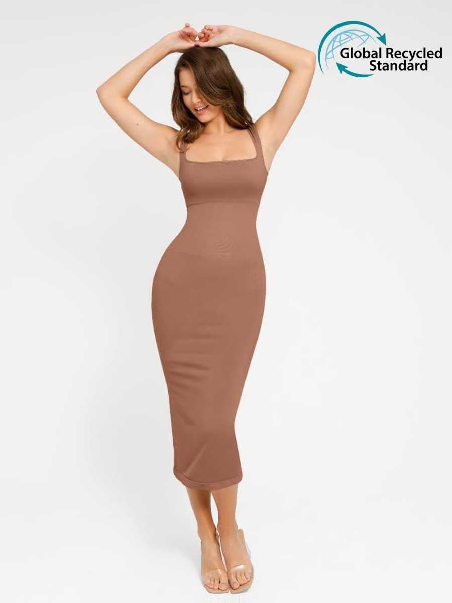 Eco-friendly Seamless 360° Waist Control Long Skirt