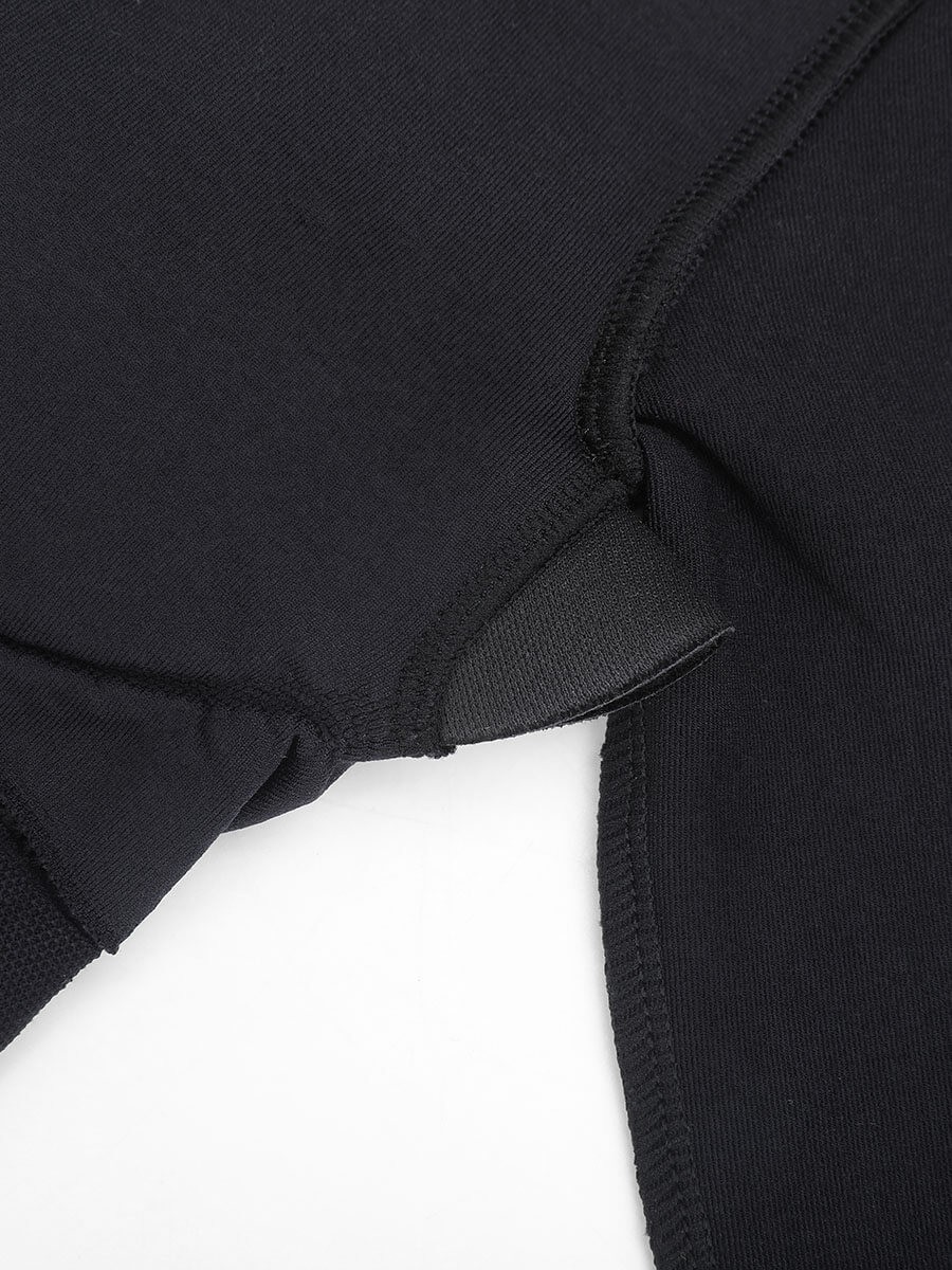 Eco-friendly Seamless Bust Support Tummy Control High Side Slit Shaping Dress