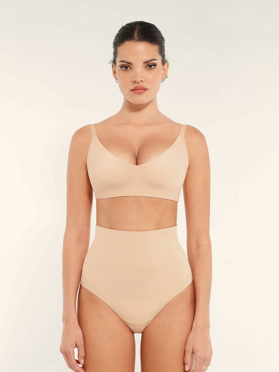 Traceless Tummy Control Thong Shapewear Panties