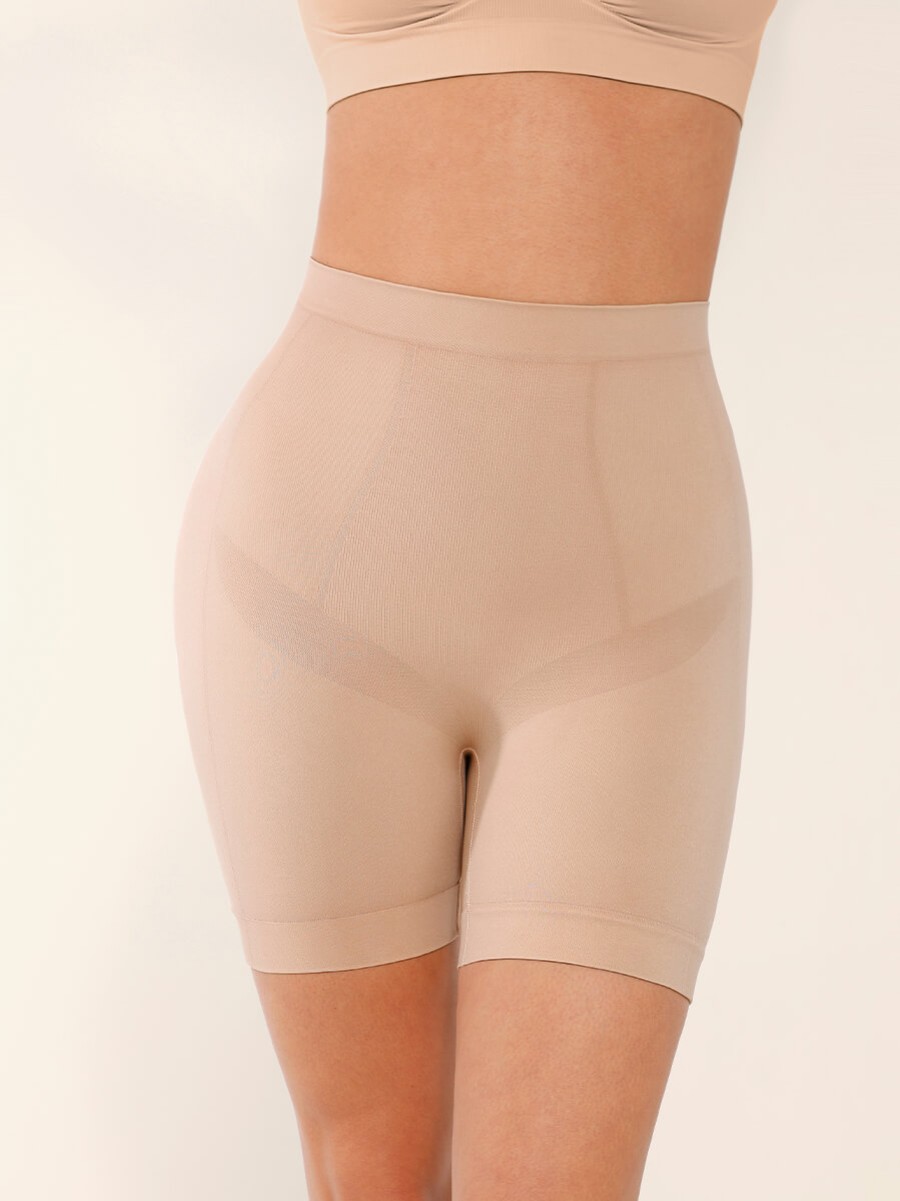 Fashion Seamless Slimming Mid-Waist Tummy Control Boyshorts Panties