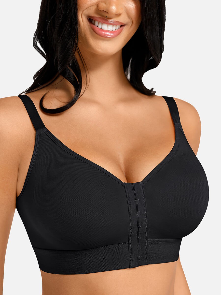 Wholesale Post Surgery Full Coverage Compression Surgical Front Closure Mastectomy Bras