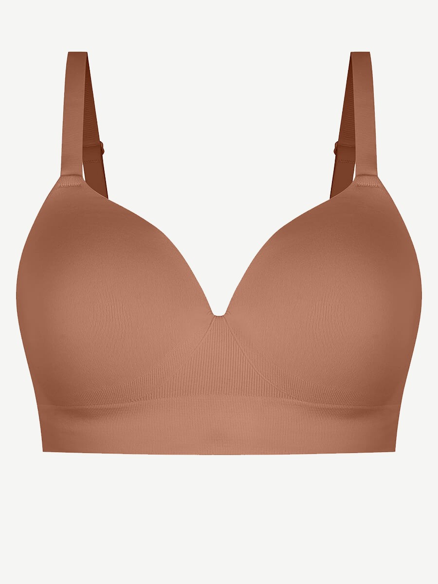 Wholesale Seamless Wireless Shapewear Bra with Bust Support