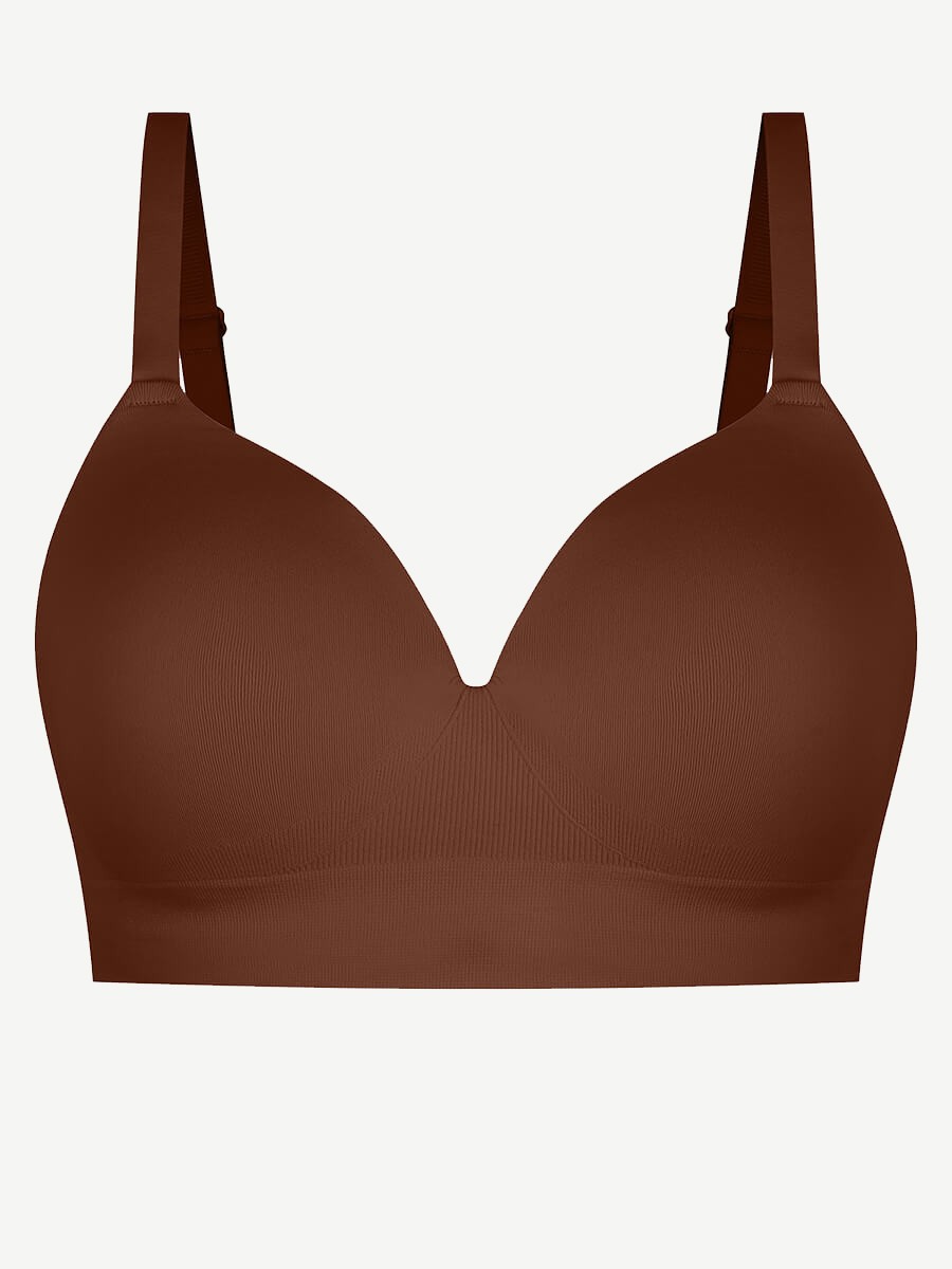Fashion Seamless Wireless Shapewear Bra with Bust Support