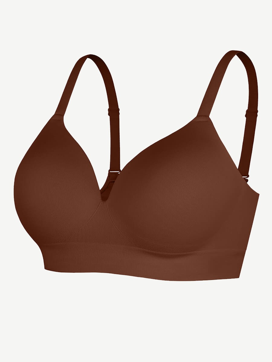 Fashion Seamless Wireless Shapewear Bra with Bust Support