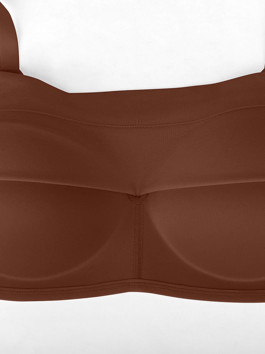 Fashion Seamless Wireless Shapewear Bra with Bust Support