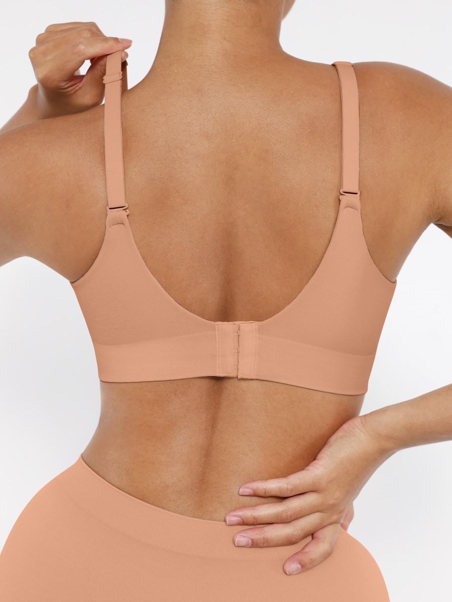 Fashion Seamless Wireless Bust Support Shapewear Bra