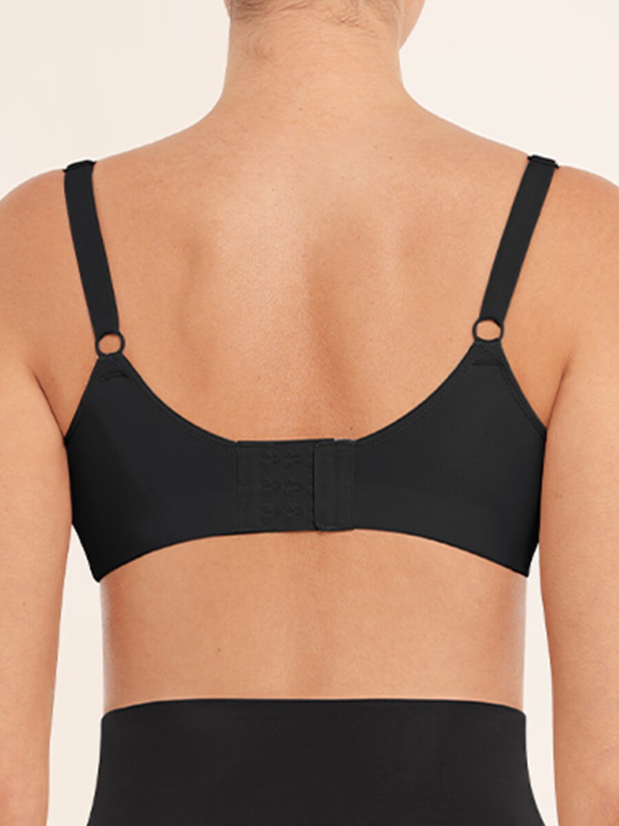 Seamless Comfort Underarm Smoothing V-Neck Bralette with Adjustable Straps