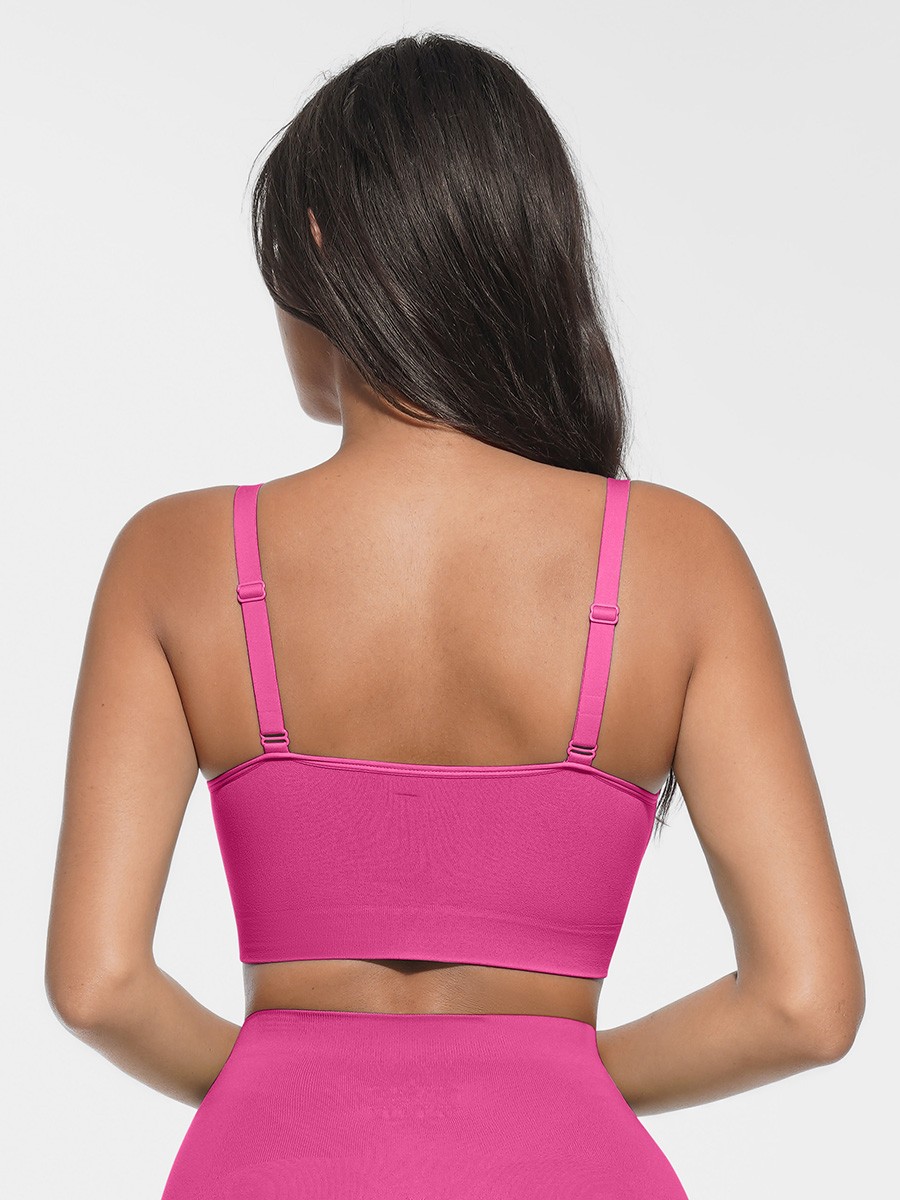 Seamless Scoop Smooth Back Fat Comfortable Everyday Bralettes Bras