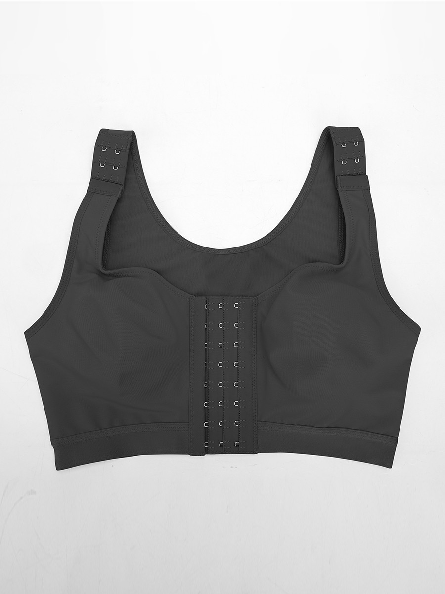 Post Surgery Bra Highly Breathable Front Closure Compression Mastectomy Bra