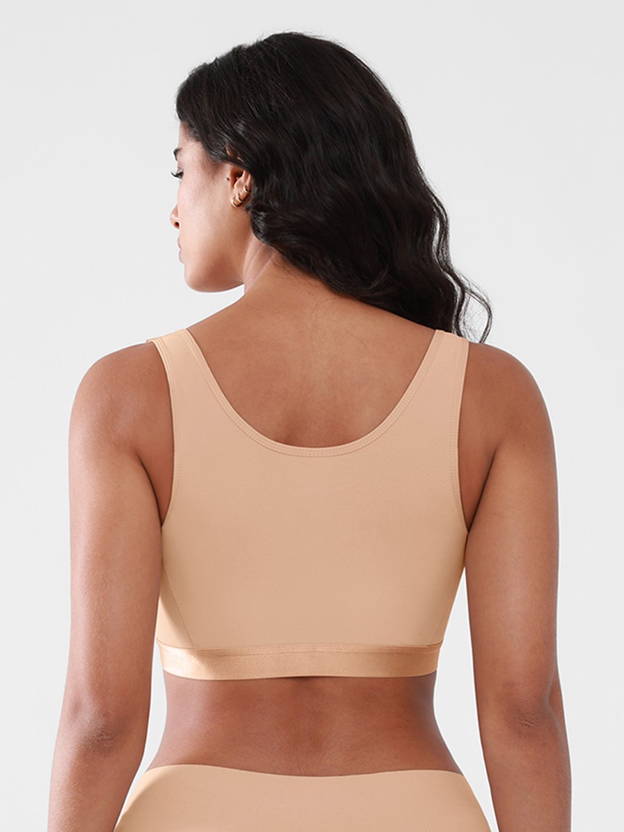 Post Surgery Bra Front Closure Compression Mastectomy Bra