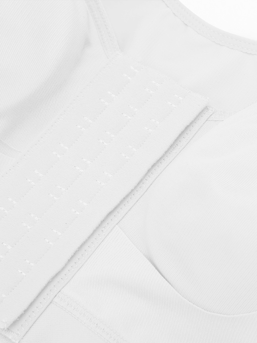 Post Surgery Bra Front Closure Compression Wide Adjustable Straps Mastectomy Bra