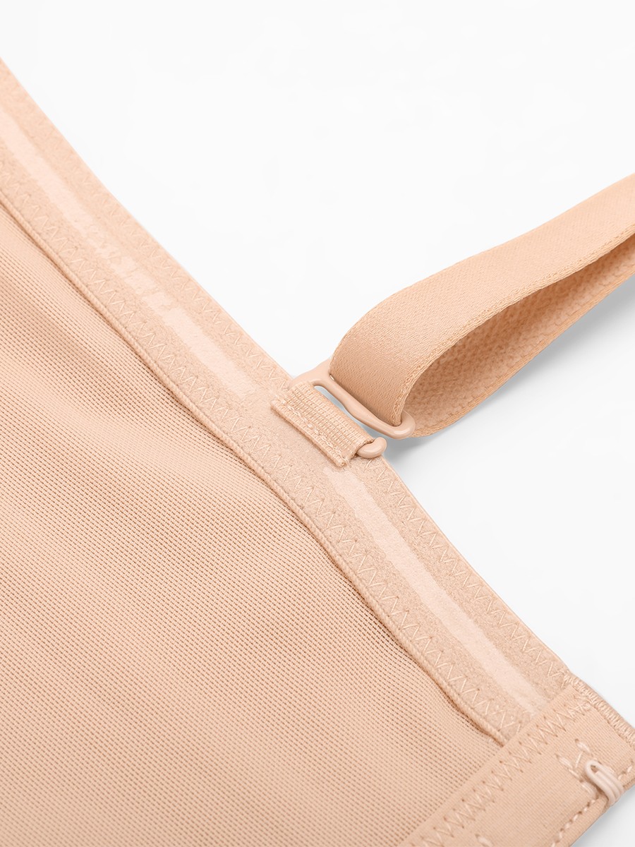 Strapless Half Cup Underwire T-Shirt Bra Wide Back Strong Support Everyday Wear