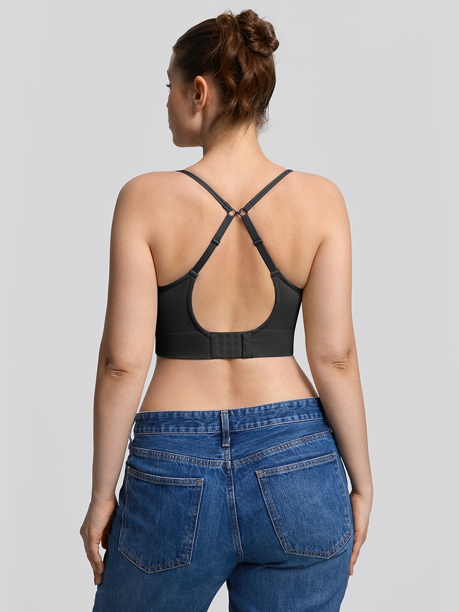 Women Wireless Demi T Shirt Bra Seamless Everyday Comfort