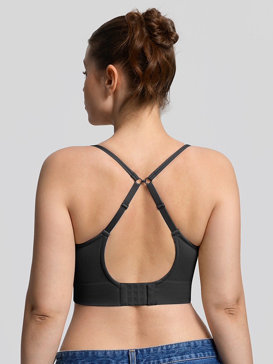 Women Wireless Demi T Shirt Bra Seamless Everyday Comfort