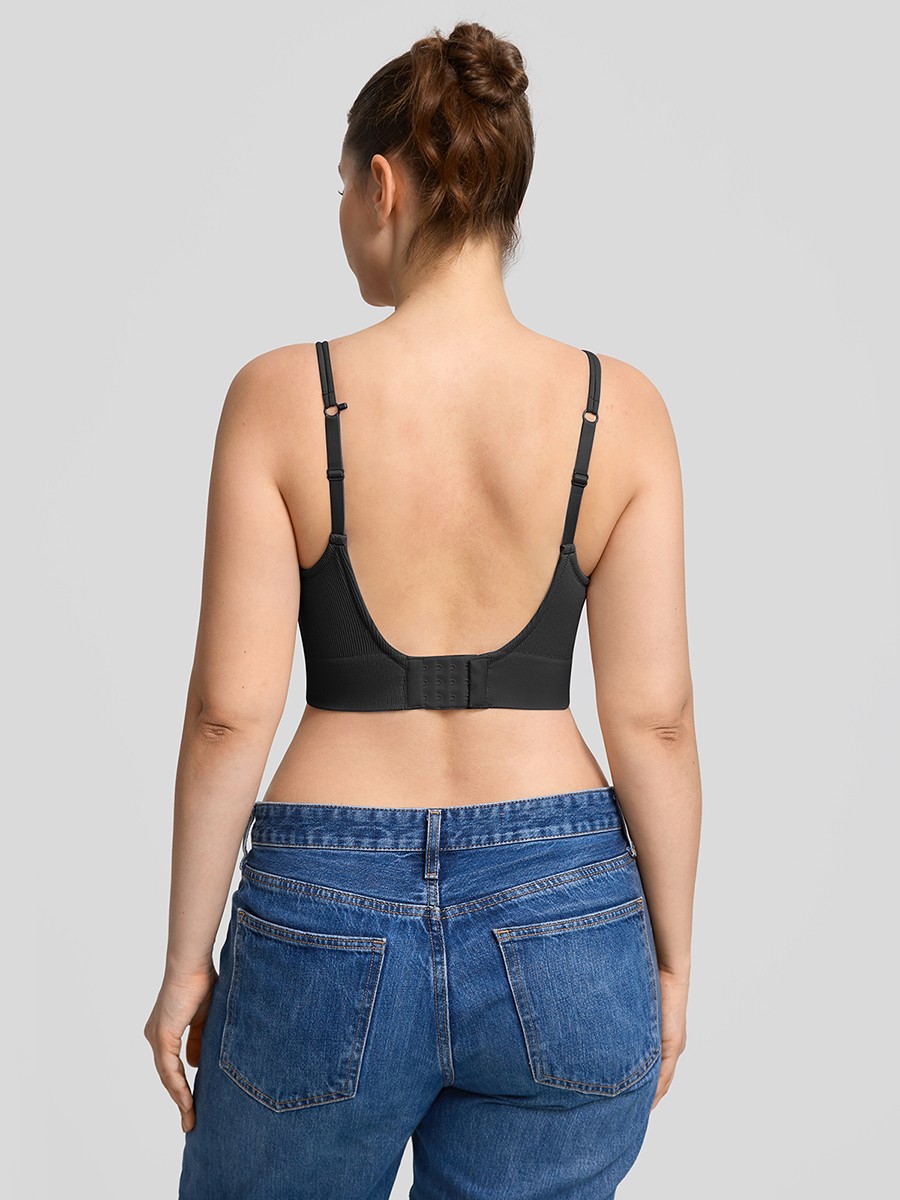 Women Wireless Demi T Shirt Bra Seamless Everyday Comfort