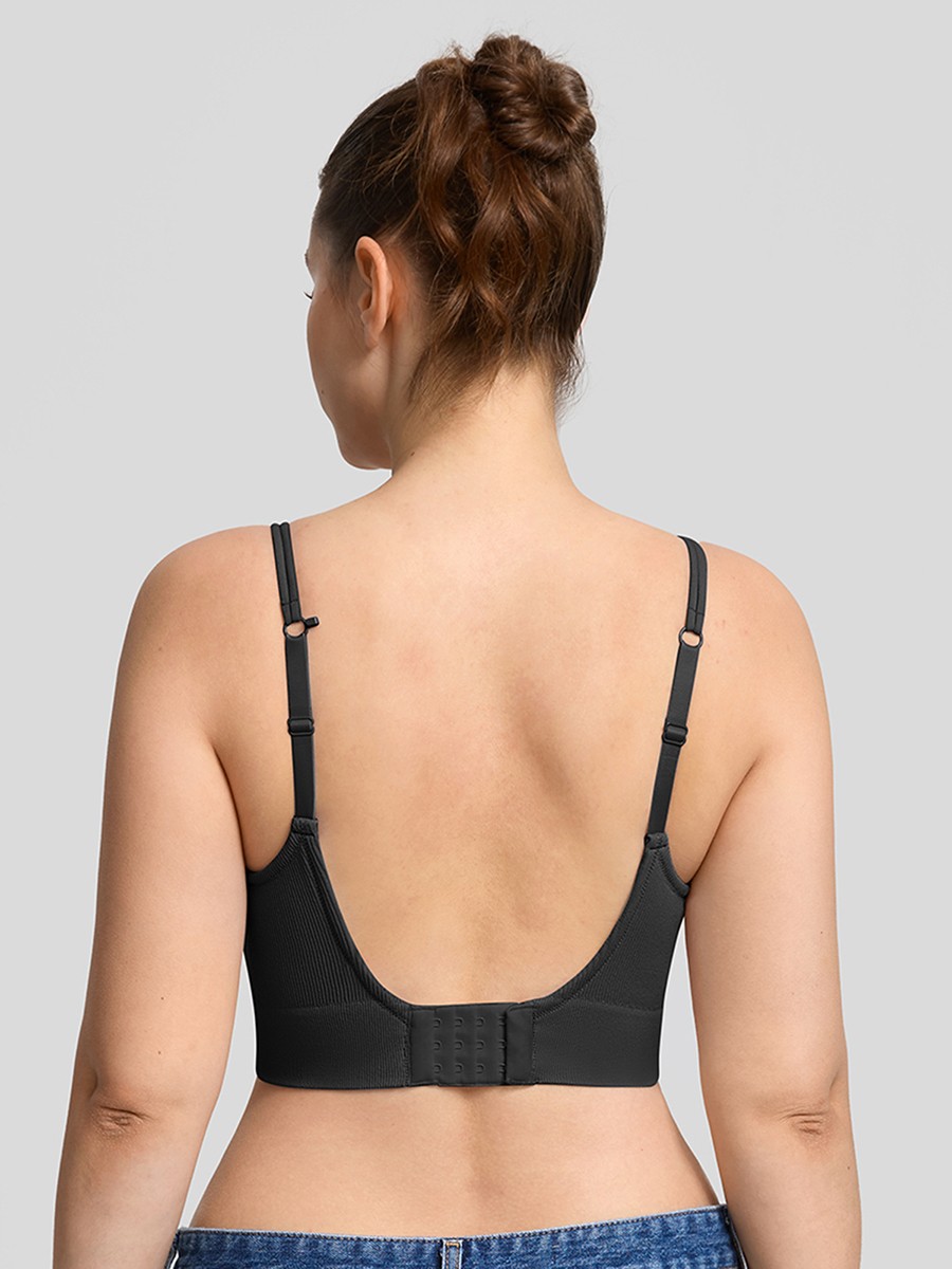 Women Wireless Demi T Shirt Bra Seamless Everyday Comfort