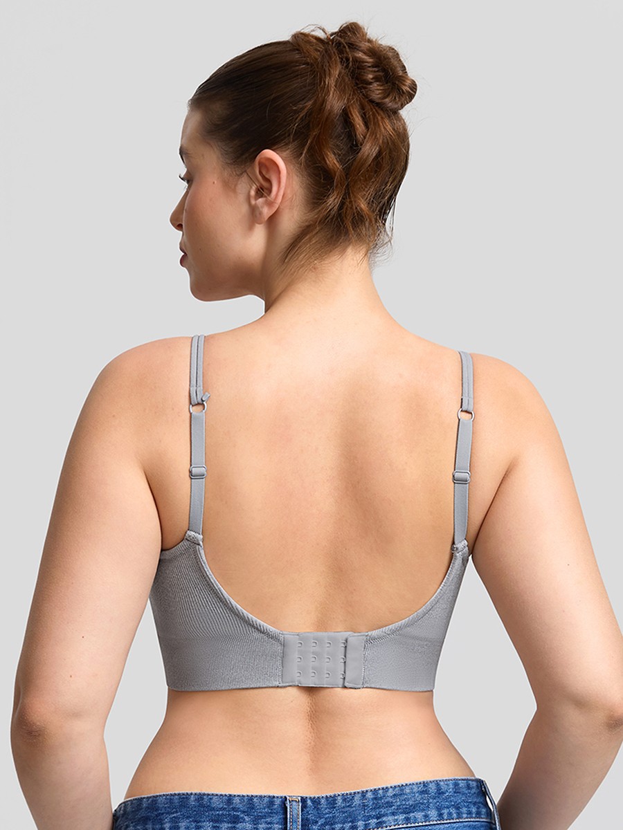 Seamless Wireless Demi T Shirt Bra Light Support Everyday Comfort