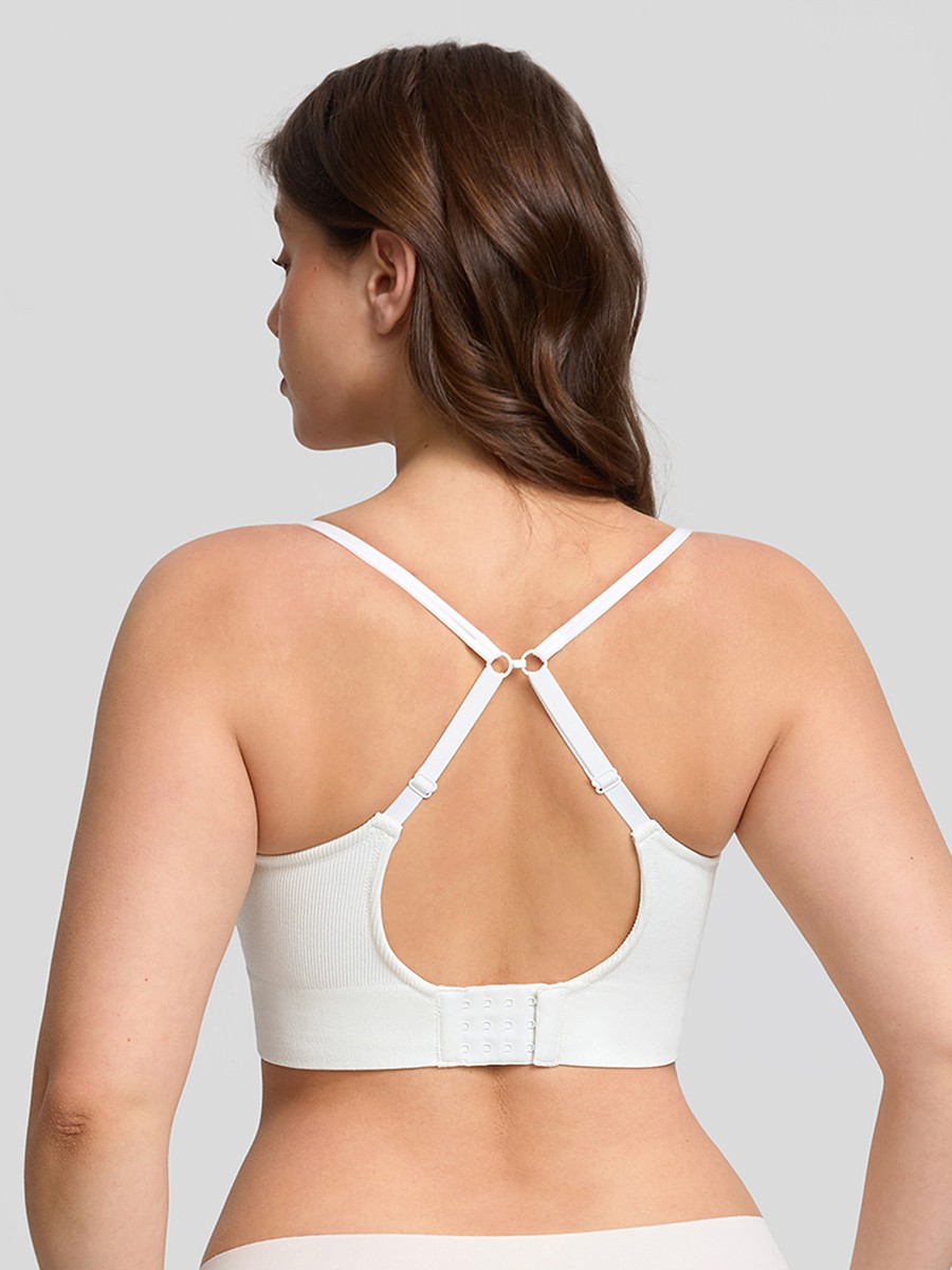 Light Support Wireless Demi T Shirt Bra Seamless Everyday Comfort