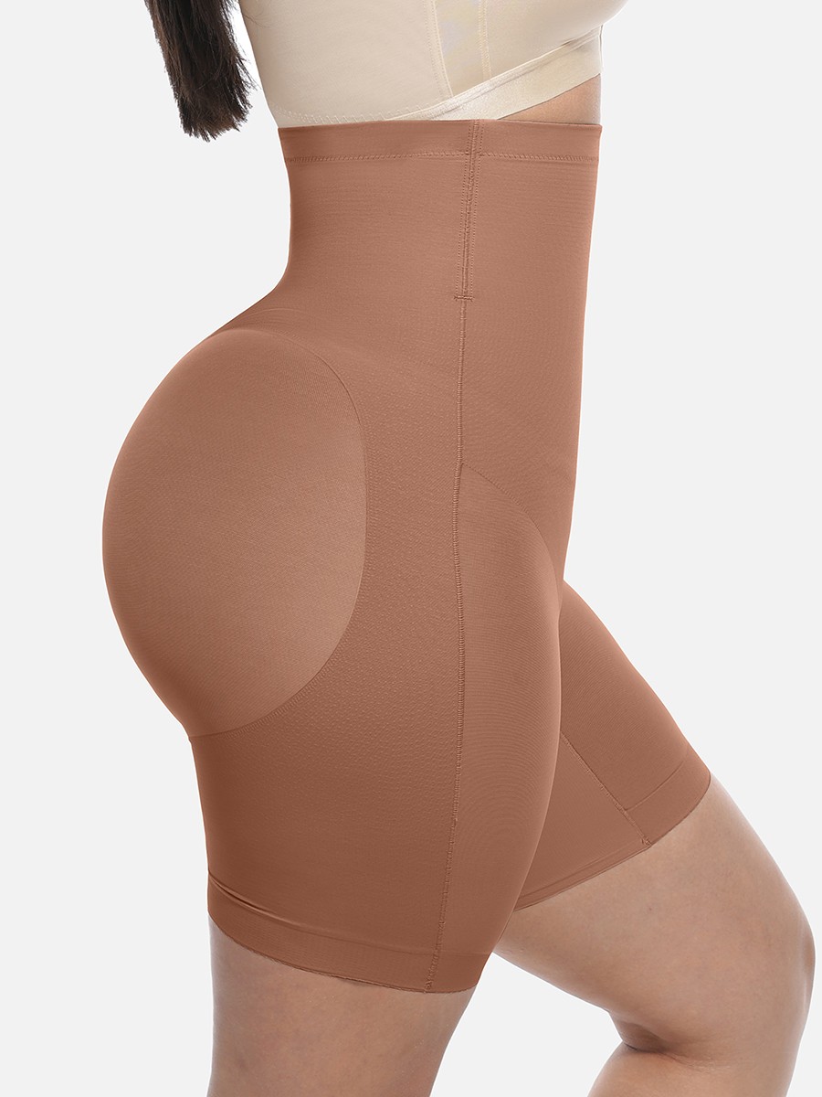 High-Waisted Butt Lift & Slimming Mid-Thigh Shaper Shorts