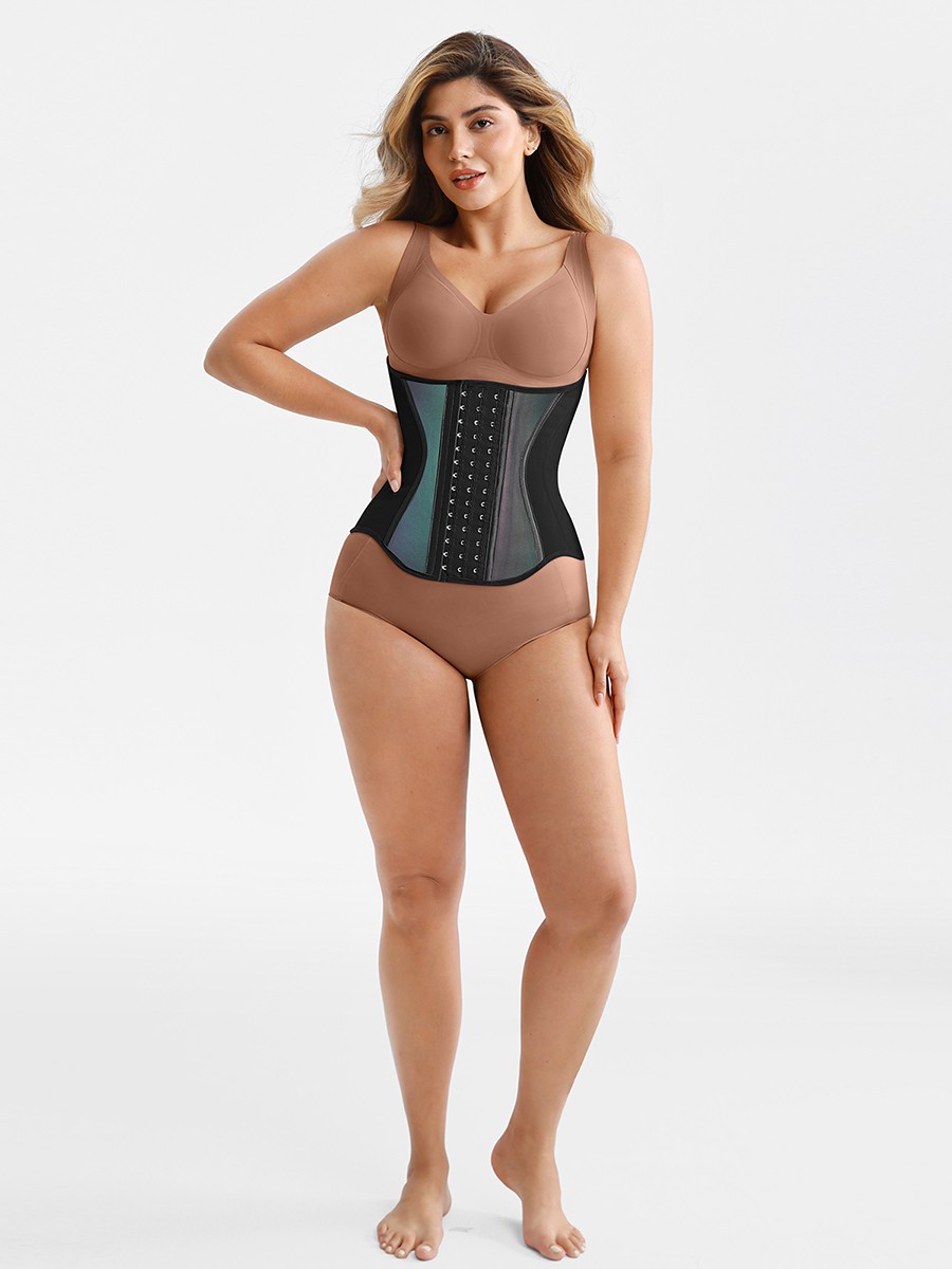 11 Steel Bones High Compression S Curve Latex Waist Trainer