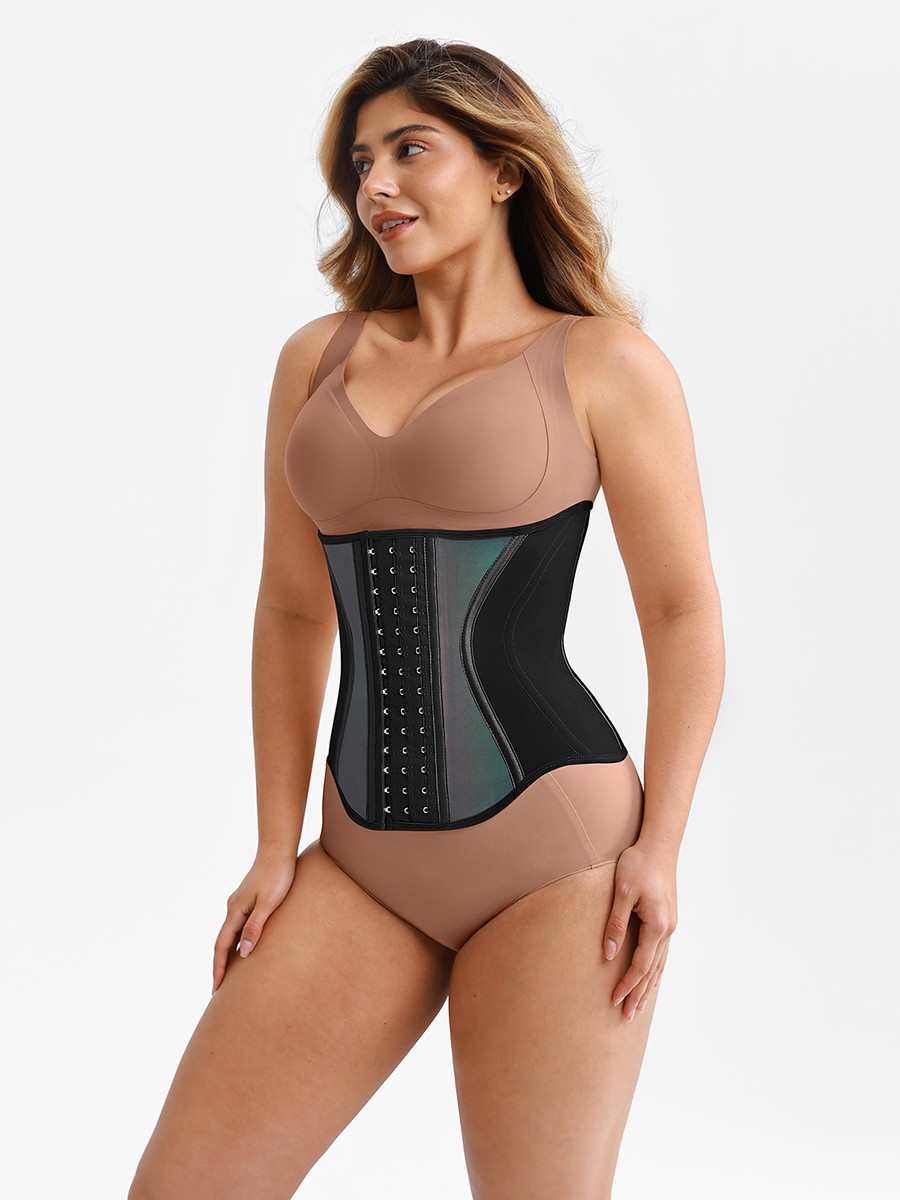11 Steel Bones High Compression S Curve Latex Waist Trainer