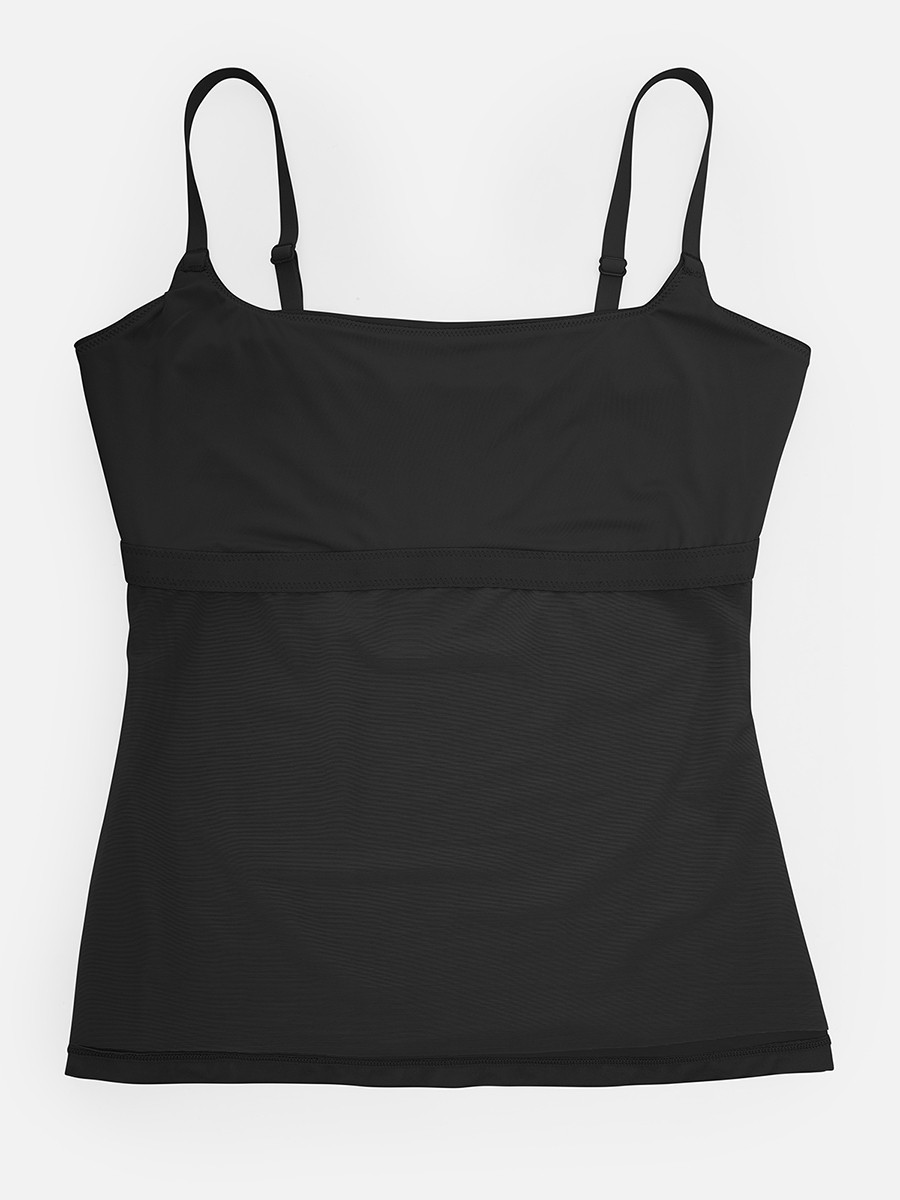 Scoop Neck Tank Top with Anti-Sheer Bust Lining