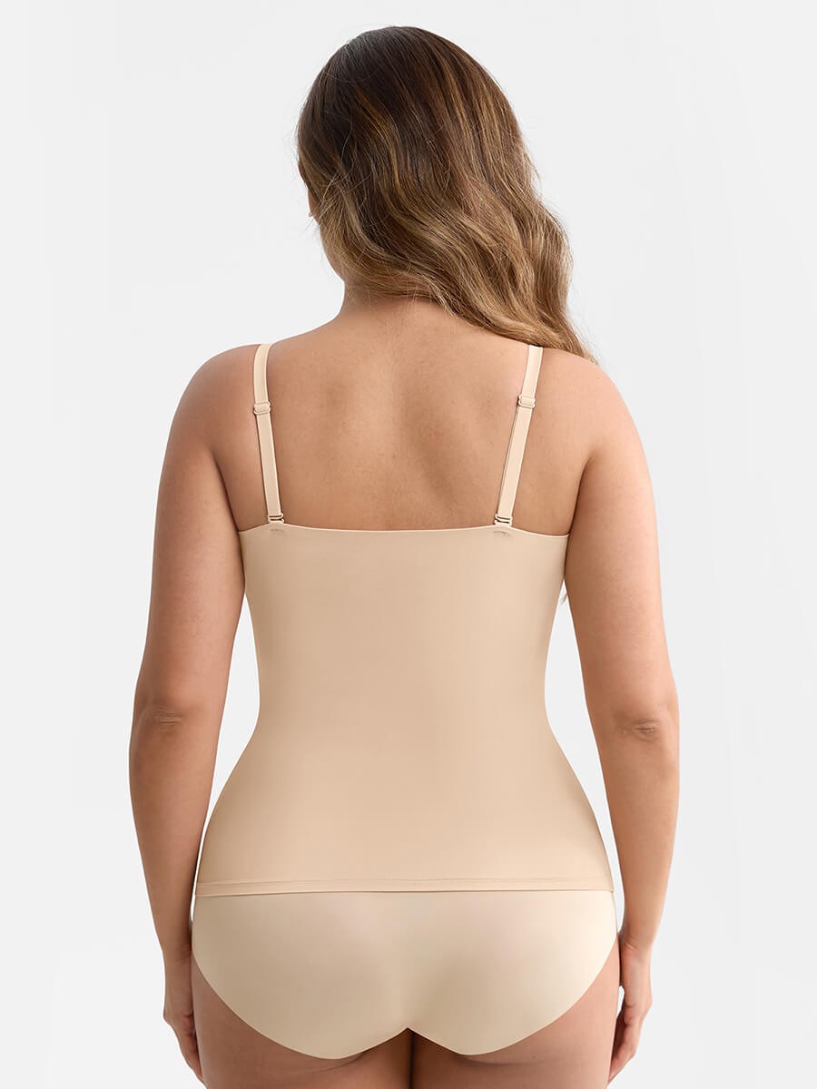 Comfort Scoop Neck Tank Top with Anti-Sheer Bust Lining