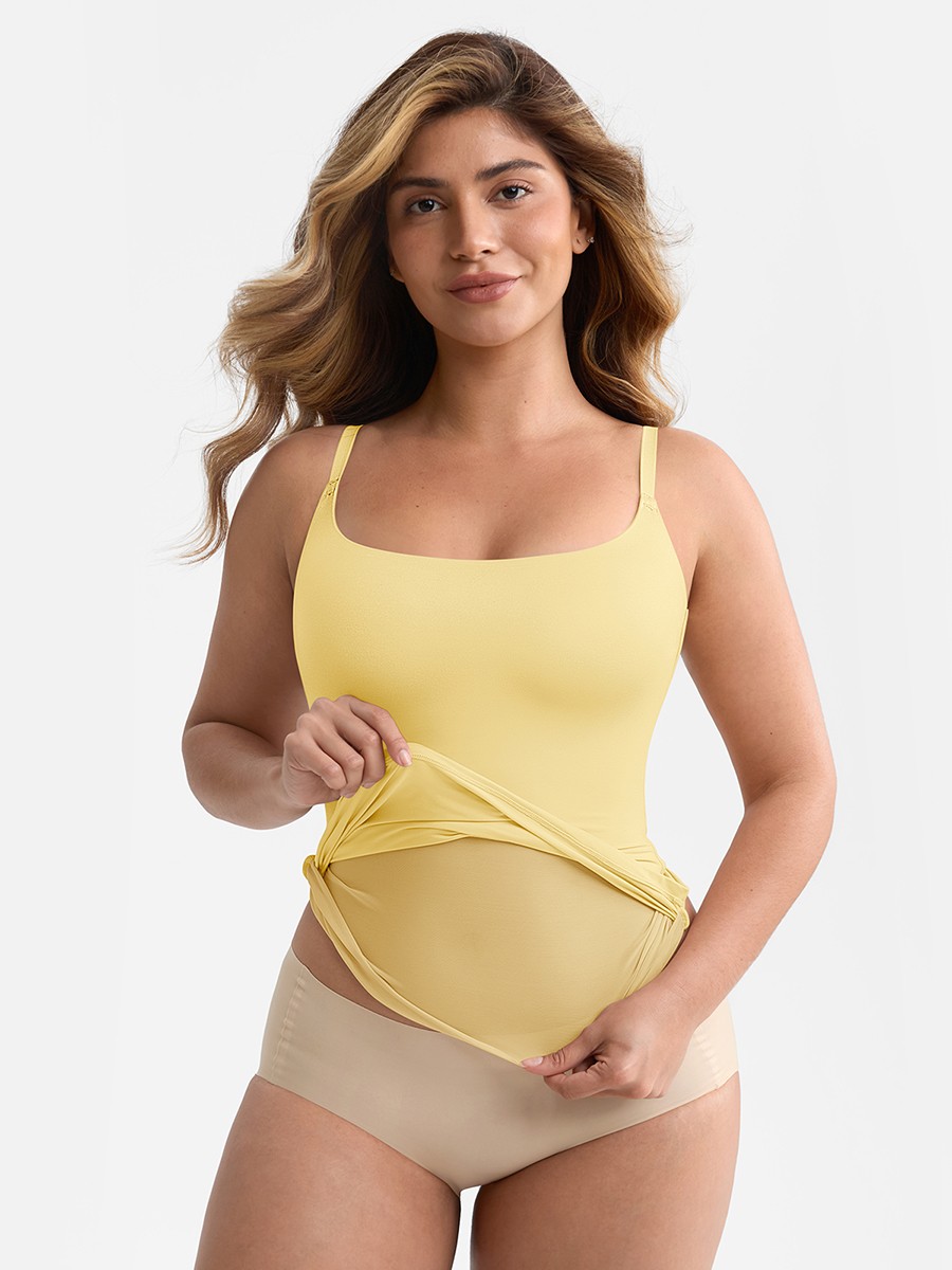 Daily Wear Scoop Neck Tank Top with Anti-Sheer Bust Lining