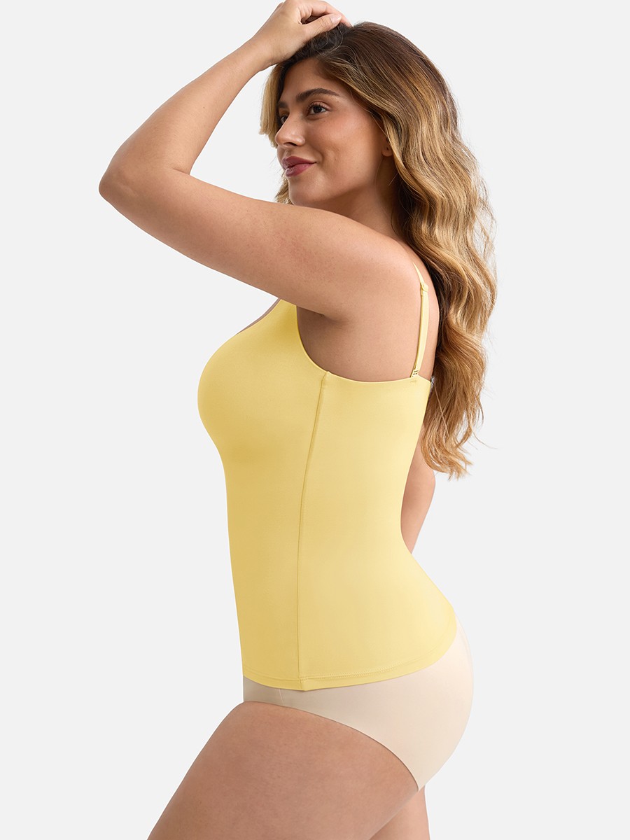 Daily Wear Scoop Neck Tank Top with Anti-Sheer Bust Lining