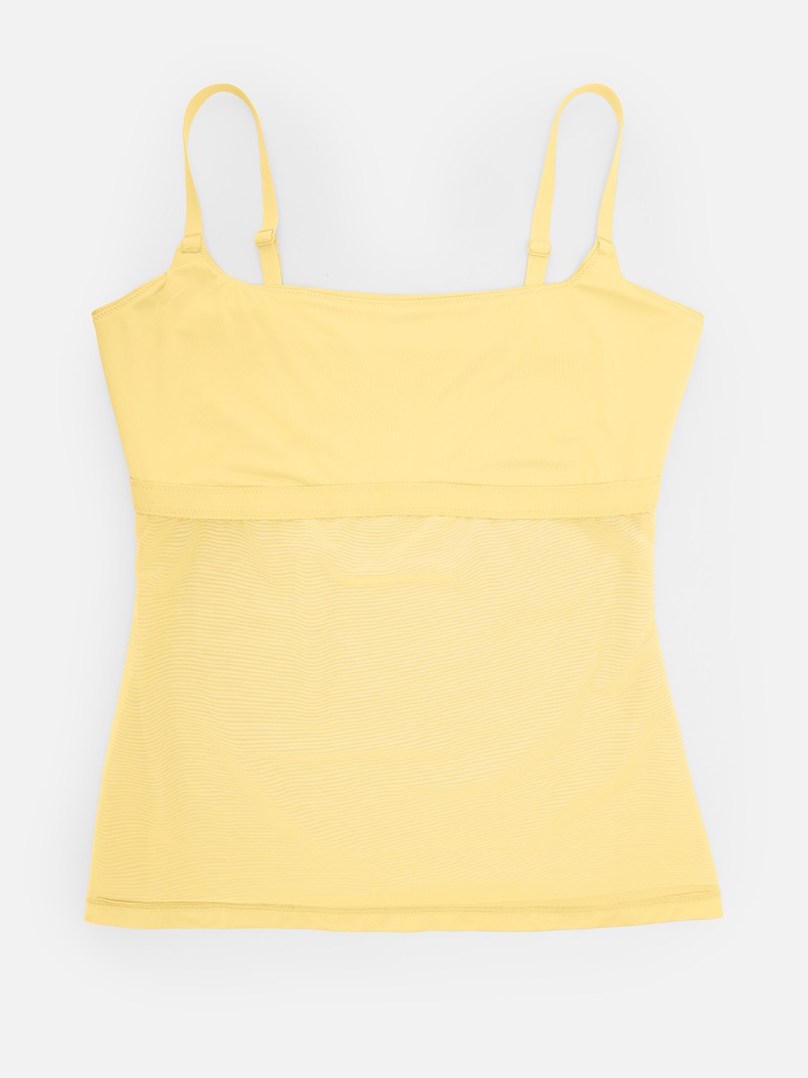 Daily Wear Scoop Neck Tank Top with Anti-Sheer Bust Lining