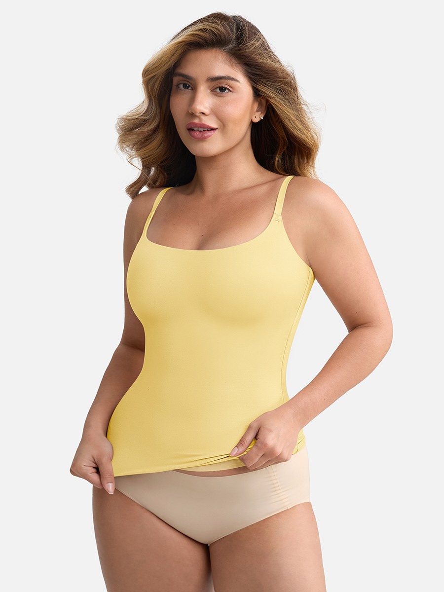 Daily Wear Scoop Neck Tank Top with Anti-Sheer Bust Lining