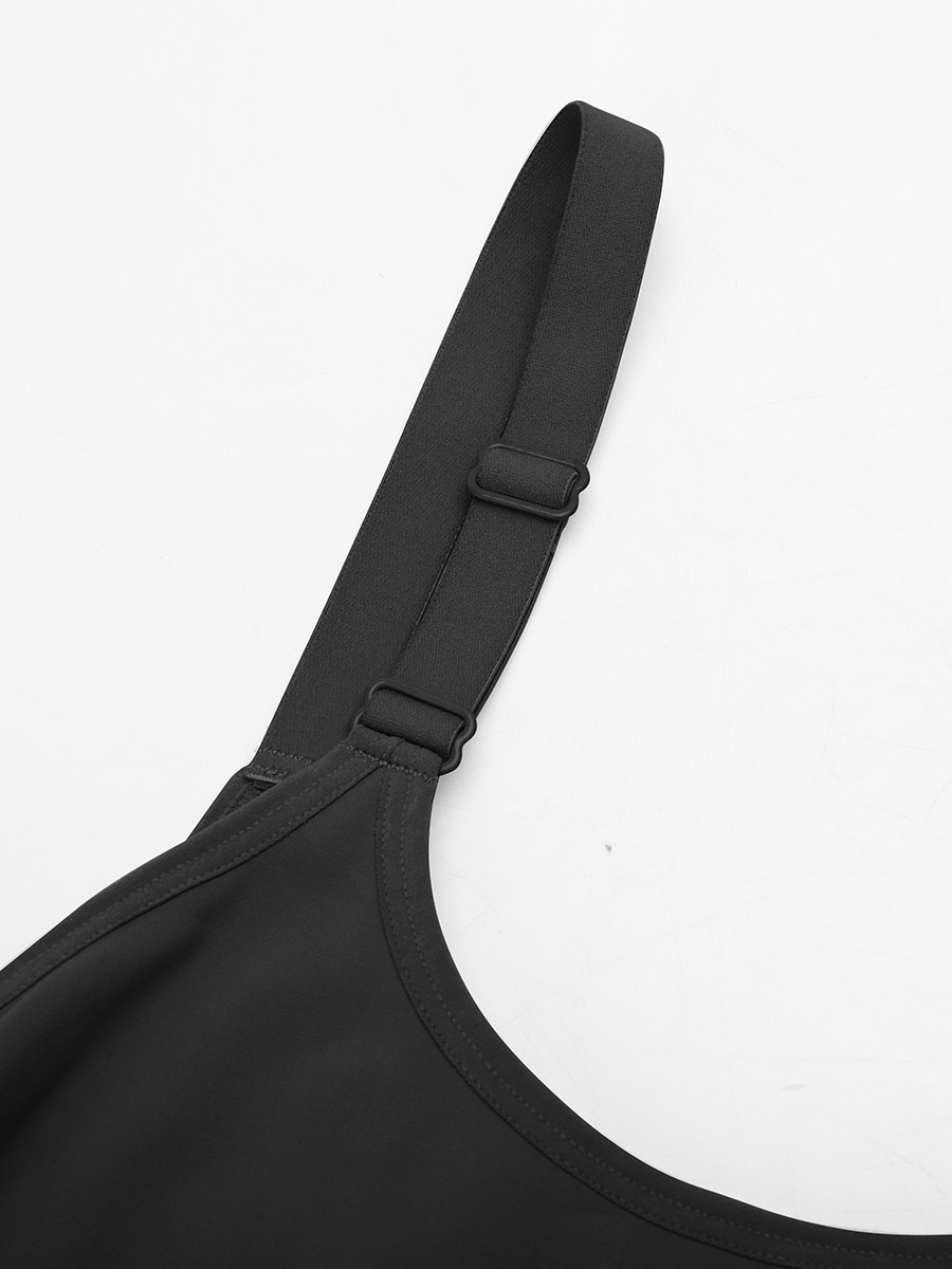 Invisible Zip Seamless Shapewear Bodysuit Tummy Control Butt Lifting Adjustable Straps