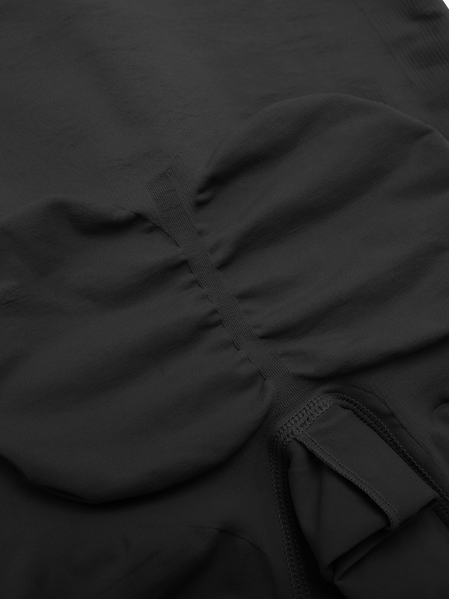 Invisible Zip Seamless Shapewear Bodysuit Tummy Control Butt Lifting Adjustable Straps