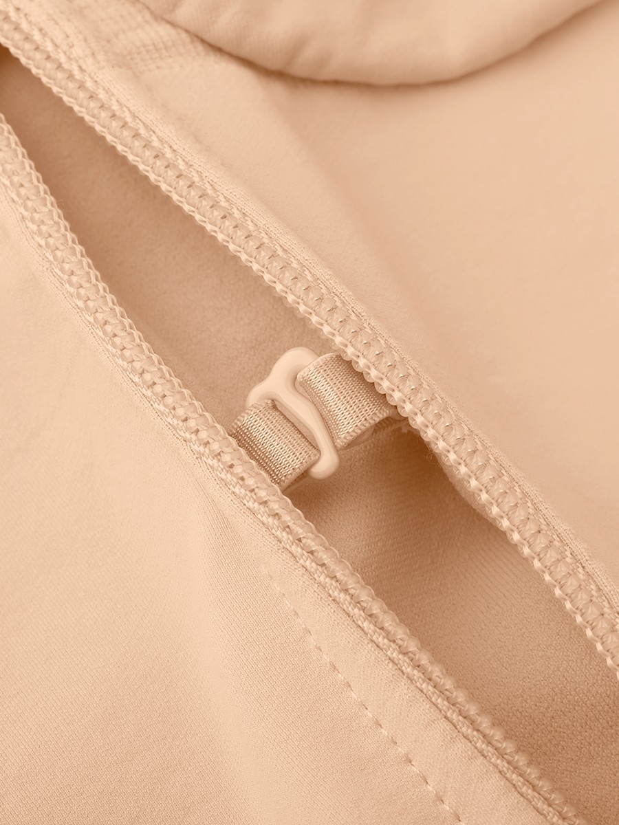 Invisible Zip Seamless Shapewear Bodysuit Tummy Control Butt Lifting Adjustable Straps